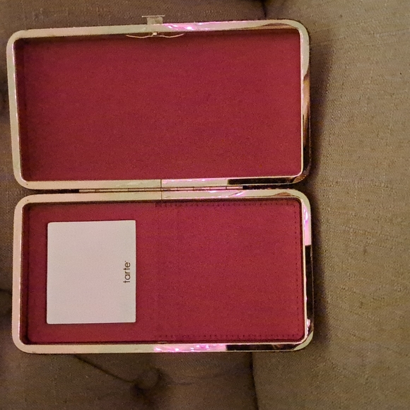 Im selling a tarte Glitter Pink Wallet Box Clutch - Picture 2 of 3
